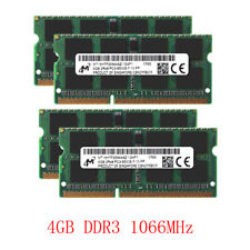 16GB 8GB 4GB DDR3 1066MHz PC3-8500S 1.5V Laptop SODIMM Memory RAM For Micron LOT picture