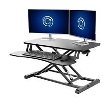 VIVO 32 inch Desk Converter, K Series, Height Adjustable Sit to Stand Riser, ... picture