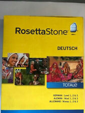 Rosetta Stone V4 TOTALe: German Level 1-3 Set PC MAC NEW picture