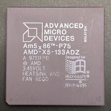 AMD AMD-X5-133ADZ CPU Am5X86-P75 80486 PGA168 133MHz Processor High Speed picture