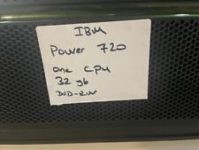 IBM Power 720 Server  8202-E4B 1x CPU  32GB RAM  