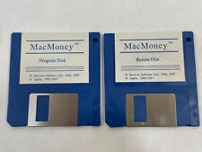 Vintage 1987 MacMoney Apple Macintosh 3.5