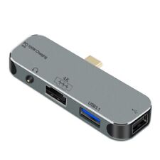 NEW 5in1 USB C to USB-C/3.5mm/HDMI/USB 3.1/USB 2.0 Hub For ALL Device USA Seller picture
