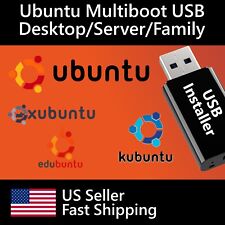 Ubuntu Linux 6 in 1 Windows Alternative Multiboot bootable Pack Collection Live picture
