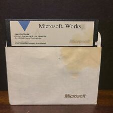 Vintage Microsoft. Works Learning Works 1 (1987-1989) 5.25