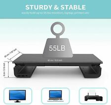 Adjustable Smart Laptop Computer Monitor TV Desk Desktop Stand Riser 4 USB Port picture
