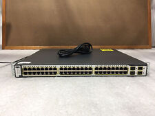 Cisco Catalyst WS-C3750G-48TS-S V03 48 Port Gigabit Network Switch -TESTED/RESET picture