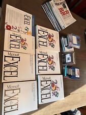 Apple MacIntosh software Excel Books, Disks, Macworld Mags Lot Vintage Lot picture