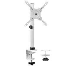 VIVO White TV & Ultra Wide Screen Monitor Desk Mount Stand for Screens up to 42