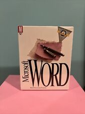 VINTAGE Microsoft Word for Mac Apple 1993 Software New Sealed In Plastic  RARE  picture