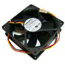 HP 12v DC 0.65a 80x25mm 3-Wire Fan PVA080G12Q-F03-AE 3-Pin Foxconn picture