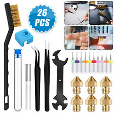 26PCS Extruder Nozzle Cleaning Needles Tool Kit for 3D Printer CR-10/Ender 3 Pro picture