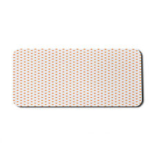 Ambesonne Orange Design Rectangle Non-Slip Mousepad, 35