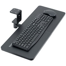 VIVO Black 25 x 10 inch Screw-In Rotating Computer Keyboard and Mouse Tray picture