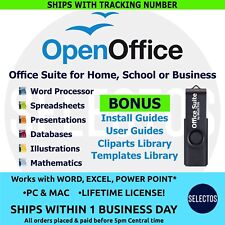 Open Office Software Suite for Windows-Mac. Home, School or Business - USB Drive picture