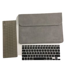 ialegant Macbook Air 11” Aleeve Suede Grey Minimalsit Design Rare Laptop Apple picture