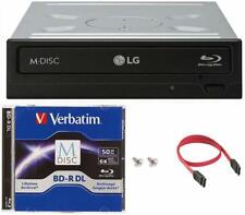 LG 14x WH14NS40 Internal Blu-ray Burner+50GB Verbatim M-Disc BD-R DL+SATA Cable picture