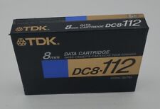 TDK 8mm Data Cartridge, 112m/367ft DC8-112 Factory Sealed Rare Nice Tape picture