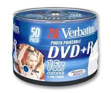 DVD+R PRINTABLE SPINDLE 50 16X CAKE 50, DISK TYPE DVD+R, PACK QUANT FOR VERBATIM picture