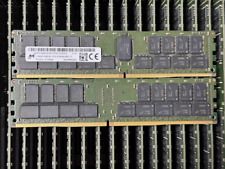 Micron 128GB 2S4RX4 PC4-25600 DDR4 3200 MHz RDIMM ECC REG Server RAM Memory picture