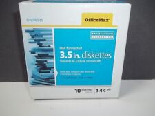 OFFICE MAX. 3.5 DISKETTES BOX OF 10  BRAND NEW IN BOX. picture