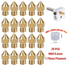 20pcs 0.4mm 3D Printer Extruder Nozzle For Creality CR-10 Ender 3 Pro Ender 5 picture