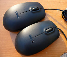Lot of (2) Dell MS111-L MS111-T MS111-P USB Optical Wheel Mice Cleaned & Tested picture