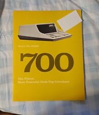 Wang Laboratories 700 Series Calculator Pamphlet Booklet Advertising picture