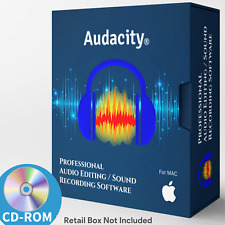 Audacity Professional Audio Music Editing & Recording Software for MAC on CD-ROM picture