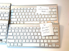 FOR PARTS OR REPAIR LOT of Apple Wireless Magic Keyboards-a1314 White/Silver 2X picture