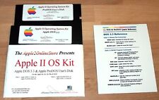 ✅ 🍎 Apple II OS Kit - ProDOS & DOS 3.3 on NEW 5.25 Disks + Reference Card picture