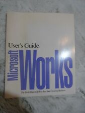 1992 User's Guide Microsoft Works:  The Tools that Help You Run Your Growing Bus picture