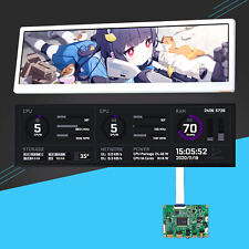 12.6 inch For PC Case DIY Hyte Y60 Aida64 CPU GPU Monitor NV126B5M LCD  picture