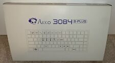 ***NEW, OPENED BOX*** Akko 3084B Plus Blue on White, Jelly Pink Switches picture