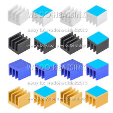 7x7x6mm Heatsink 4 Color Radiator Cooler With Thermal Adhesive Tape for IC Chips picture