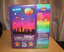 CorelDRAW 5.0 The Best In Graphics Publishing CD-ROM Box SET NEW Vintage picture