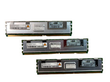 Lot of 3 Axiom Qimonda 4GB HYS72T512920EFA-3S-C2 2Rx4 DDR2 PC2-5300F-555-11-ABO picture