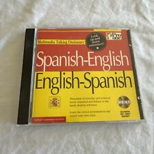 Pro One Spanish-English English-Spanish Multimedia Talking Dictionary PC CD ROM picture