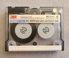 Vintage 3M DC2000 Mini Data Cartridge Tape 40 Mbytes 205 ft picture