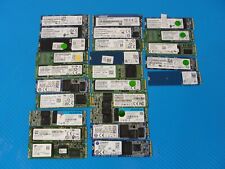 LOT of 25x Internal 128/256 GB PCIe NVMe M2 2280 Solid State Drive SSD MIX BRAND picture
