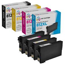 Reman Ink Cartridge for Epson 812XL T812XL HY (B, C, M, Y, 4-Pack) picture