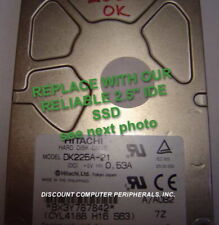 4GB IDE SSD Replace Worn Out DK225A-21 Hard Drive with 2.5