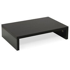 Monitor Stand Riser, Wood Monitor Stand for Desk TV/Screen Computer Stand Black picture