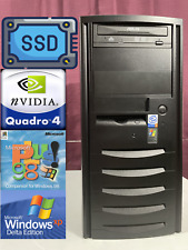 RESTORED w SSD DUAL BOOT Windows 98 XP Vintage Retro PC Nvidia Quadro 4 XGL 900 picture