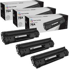LD 3pk Comp Black Laser Toner for HP CE278A 78A LaserJet M1537dnf M1538dnf 278A picture