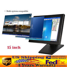 15 Inch LCD Monitor High Res USB LCD Touch Screen Foldable  768*1024 VGA W/Stand picture