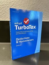 2014 TurboTax Deluxe Deductions & Homeowners Federal & State New & Sealed picture