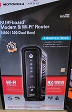MOTOROLA/ARRIS SURFboard SBG6580 DOCSIS 3.0 Cable Modem/ Wi-Fi N300 - NEW picture