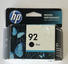 HP 92 Ink Cartridge Black ‎C9362WN#140 Geniune, New Sealed **Free Shipping** picture