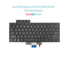 Genuine US Laptop Keyboard Backlit for Asus ROG Zephyrus G15 GA503 G16 GU603 picture